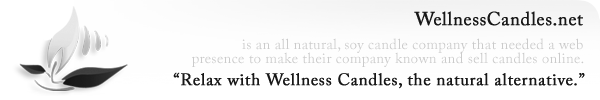 Wellness Candles' custom website